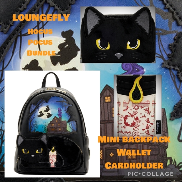 FINAL PRICE Loungefly Hocus Pocus Binx Bundle - Picture 1 of 15